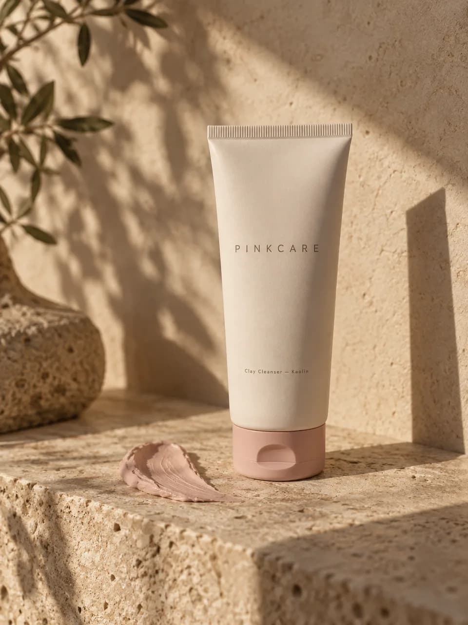 Clay Cleanser tube with a clay swatch